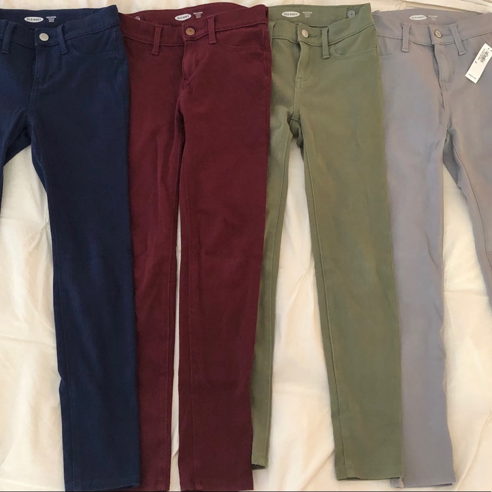 Girls’ Old Navy Ballerina jeggings, Size 10. 6 pr.